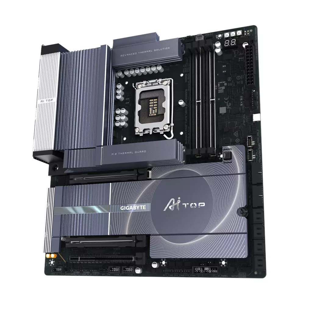 Pllakë amë Gigabyte Z890 AI TOP, DDR5, PCIe 5.0, e zezë