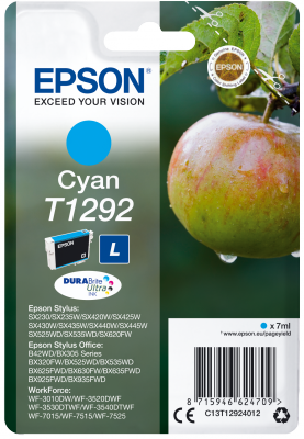 Ngjyrë Epson Singlepack T1292 DURABrite Ultra Ink, cyan