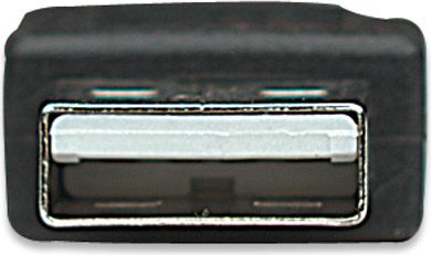 Kабел USB Manhattan 374507, USB A во USB B, 0.5 m, црн
