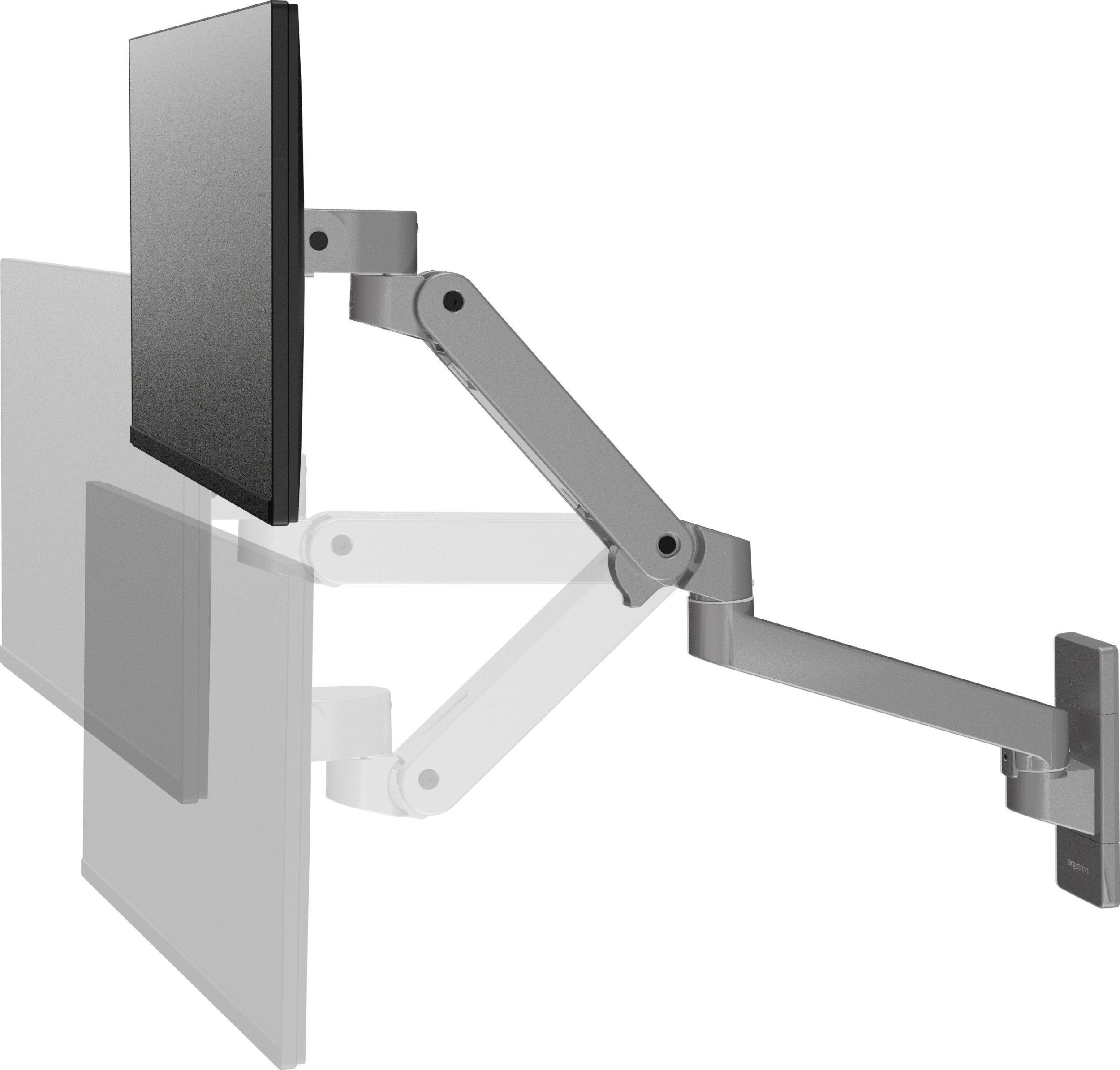 Mbajtëse muri për monitor Ergotron LX Pro 45-683-293, deri 34", gri e errët