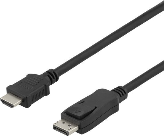 Kabllo video Xavax VO 03, DisplayPort 1.2, 1m, e zezë