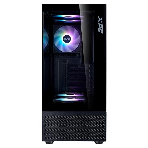 Kullë kompjuteri Invader X Mini Black, mid tower gaming, mbështet GPU 330mm, e zezë