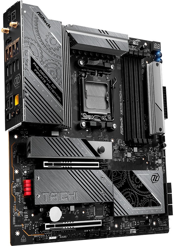Pllakë amë Asrock X870E Taichi Lite, DDR5, E-ATX, Socket AM5, e zezë