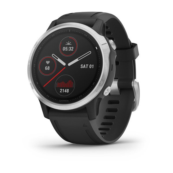 Orë e mençur Garmin Fenix 6S, e zezë/ argjendtë