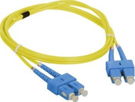 Kabllo fibër optike Alantec Patch Cord SM SC SC Duplex, 9/125, 2m, e verdhë