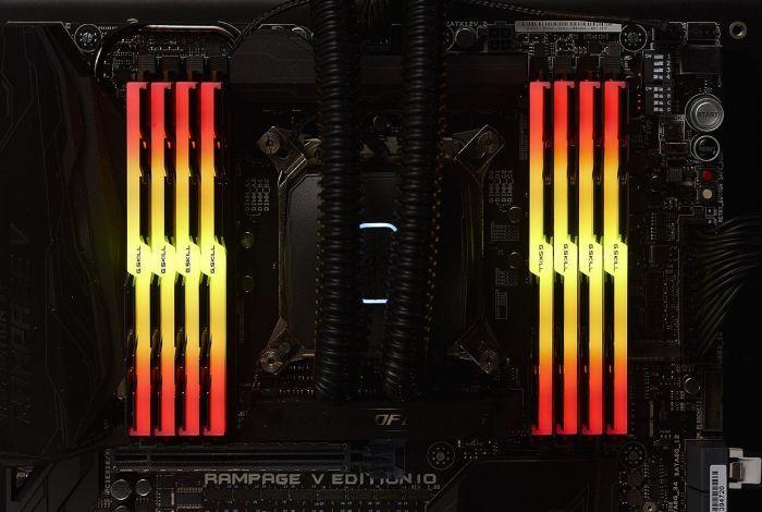 Memorie G.Skill Trident Z RGB, DDR4, 32 GB, 4000 MHz, CL18, F4-4000C18Q-32GTZRB