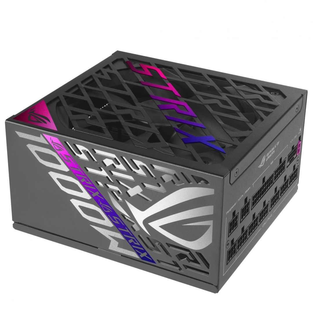 Furnizues energjie ASUS ROG Strix 1000P Gaming, 1000W, 80 Plus Platinum, ATX, i zi argjendtë