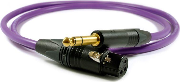 Kabllo audio Melodika Jack 6.3mm - XLR, 8m, vjollcë
