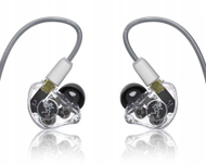 Kufje in-ear Mackie MP Series MP-460, quad balanced armature, profesionale, të zeza