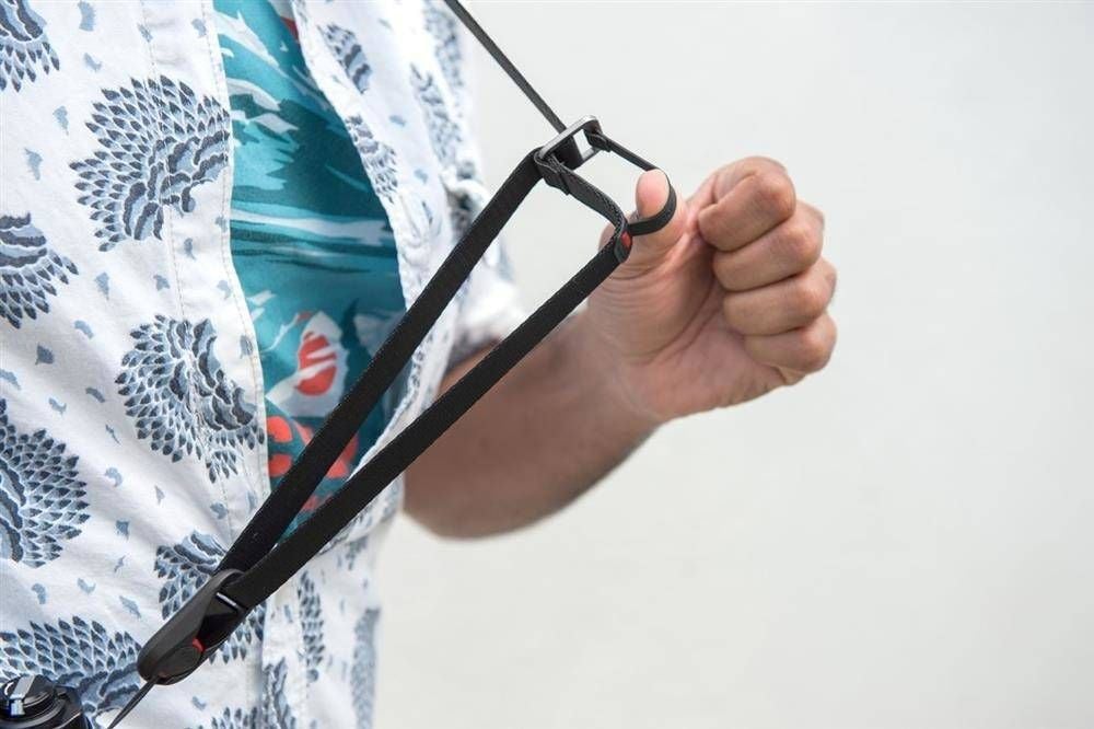 Rrip qafe për kamerë Peak Design Leash v3, i rregullueshëm 83 145 cm, gri ash