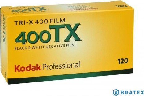 Film fotografik Kodak Tri-X 400 Professional 120, ISO 400, bardh e zi, pakim 5 rrolla