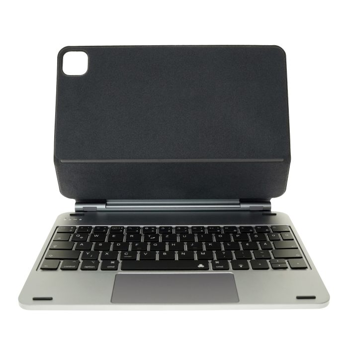 Dviced Magnetic Aluminium Keyboard Case For iPad Air/Pro 11-Inch, HU, Dark Grey