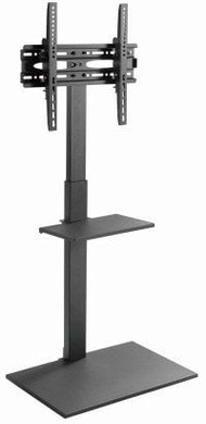 Stendë dyshemeje për TV Gembird TVS-55T-02, 32"-55", 30 kg, e zezë