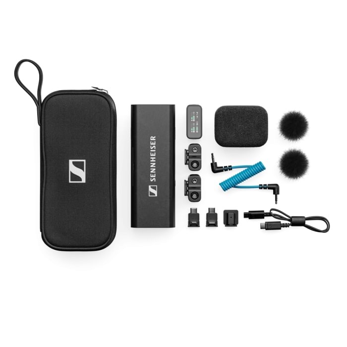 Sistem mikrofonësh pa tela Sennheiser Profile Wireless 2 Channel Set, 2 kanale, 16GB, i zi