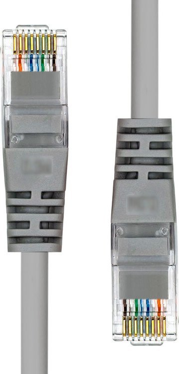 Kabllo rrjeti ProXtend CAT5e U UTP, RJ45, 25 cm, gri