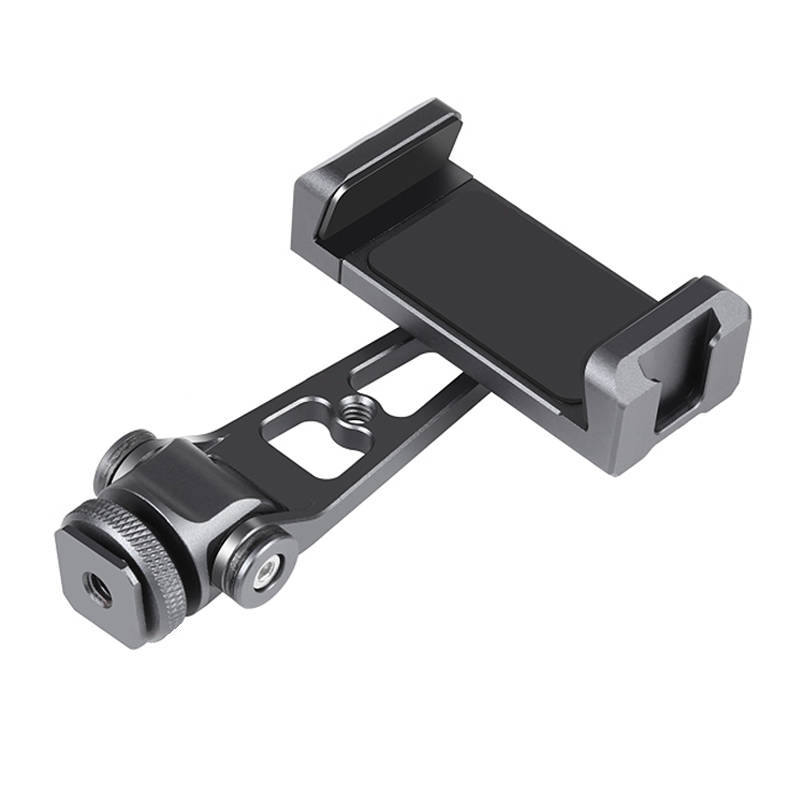 Mbajtëse telefoni Puluz PU3207B, rrotulluese 360°, montim universal 1/4", e zezë