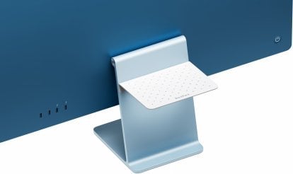 Raft aksesorësh Twelve South BackPack, për iMac dhe Apple Studio Display, alumini, argjendtë