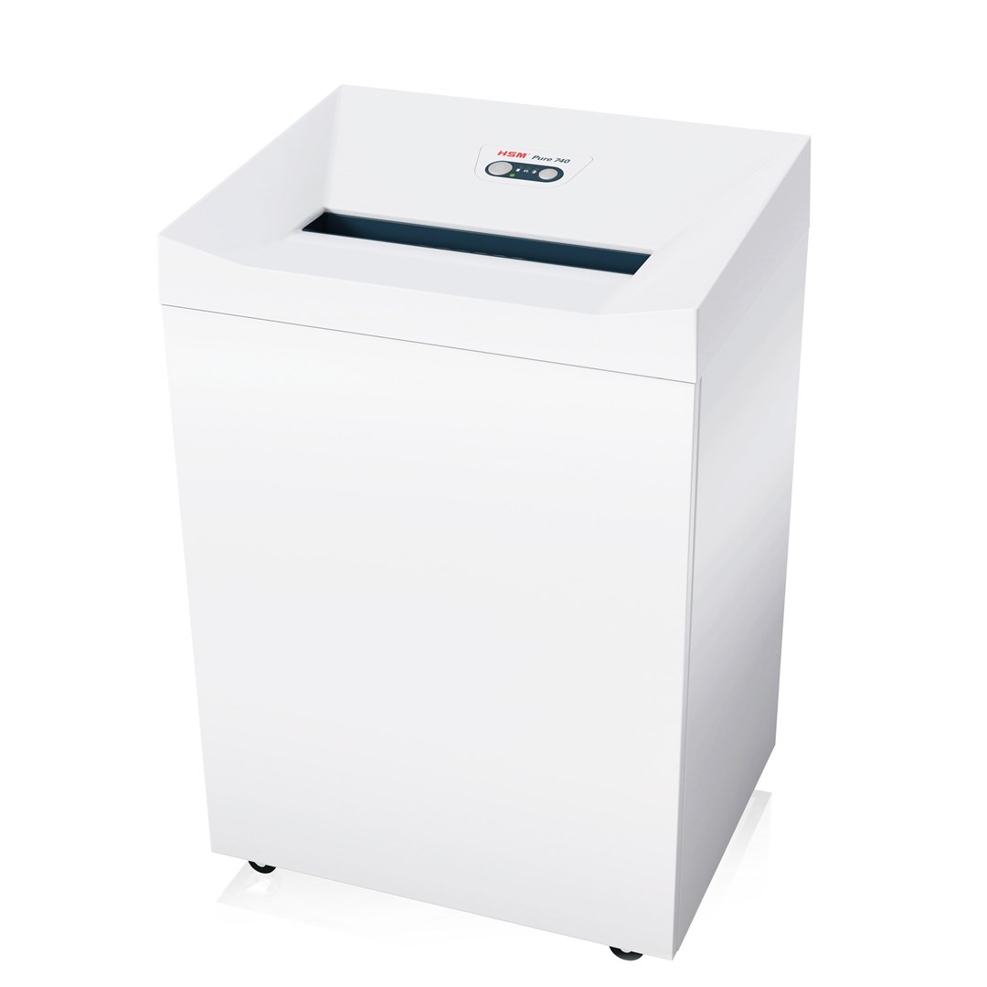 Makinë sharruese dokumentesh HSM Pure 740, DIN P-2, 145L, e bardhë