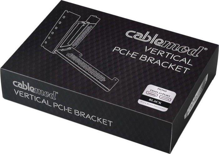 Mbajtës vertikal për kartë grafike CableMod CM-VPB-HDK-R, PCIe x16 Riser, i zi