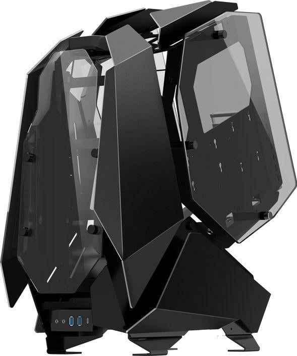 Kasa PC Jonsbo MOD5, Big Tower, xham i temperuar, e zezë