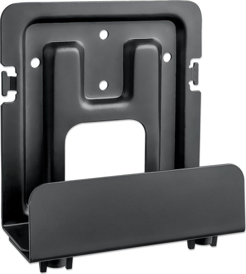 Mbajtëse muri Manhattan 462075 Computer Mount, për mini PC dhe media box, metal, e zezë