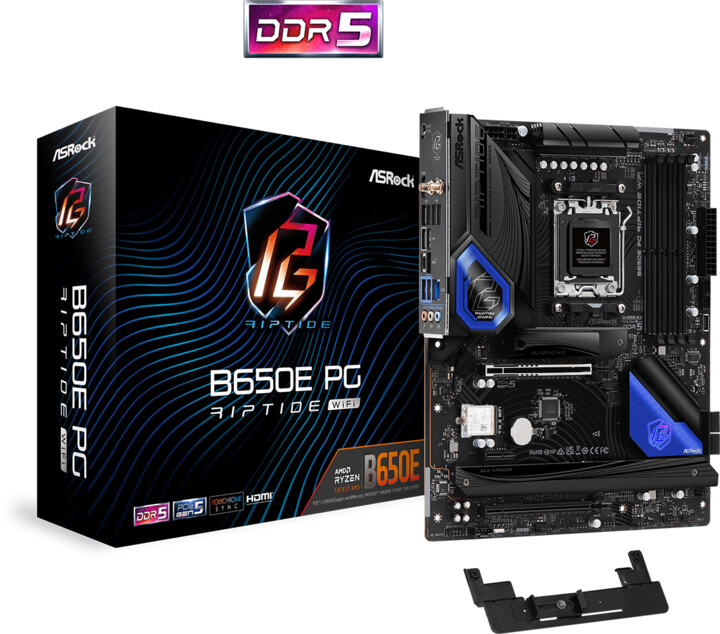 Pllakë amë ASRock B650E PG Riptide WIFI - AMD B650