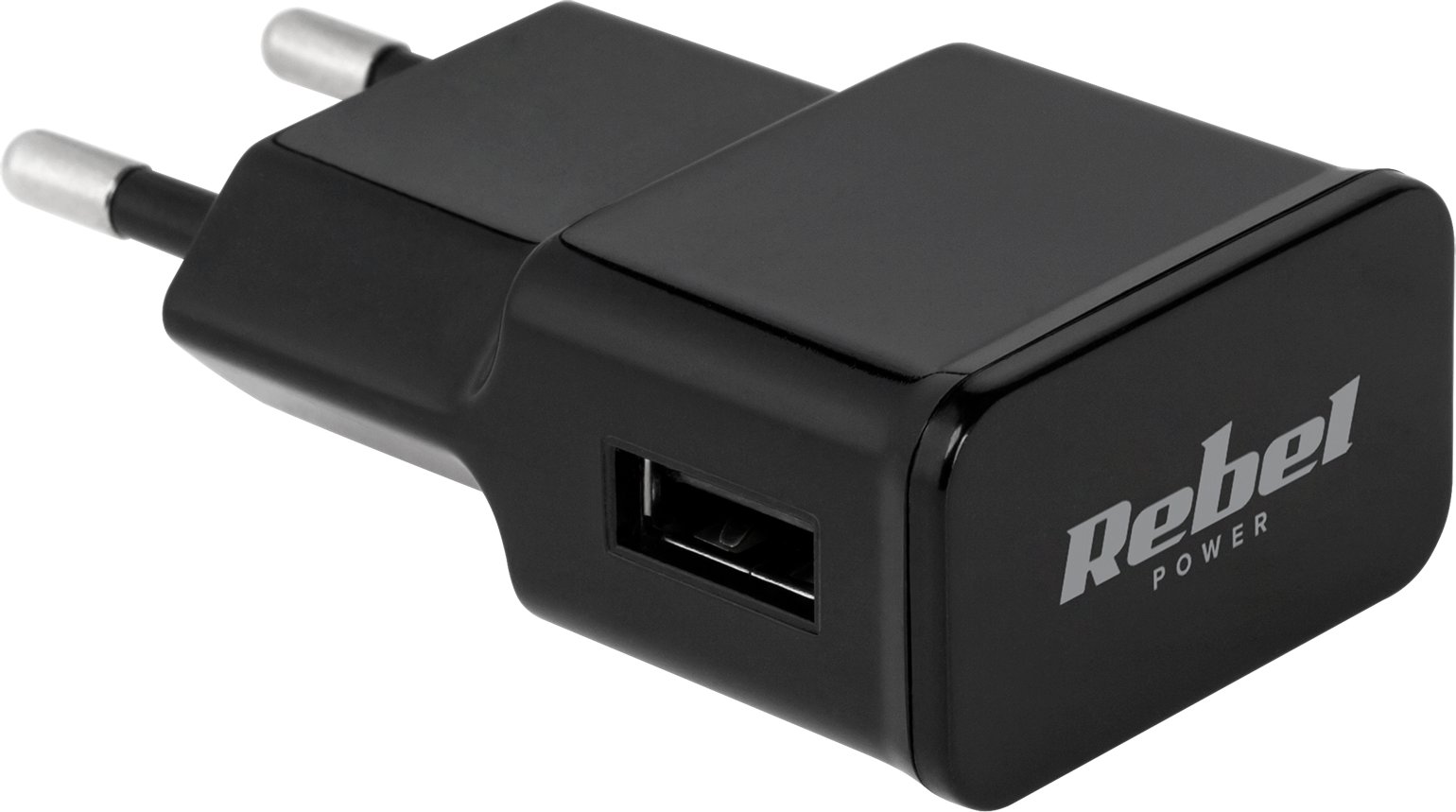 Мрежен полнач Rebel USB, 1000 mA 1A, бел