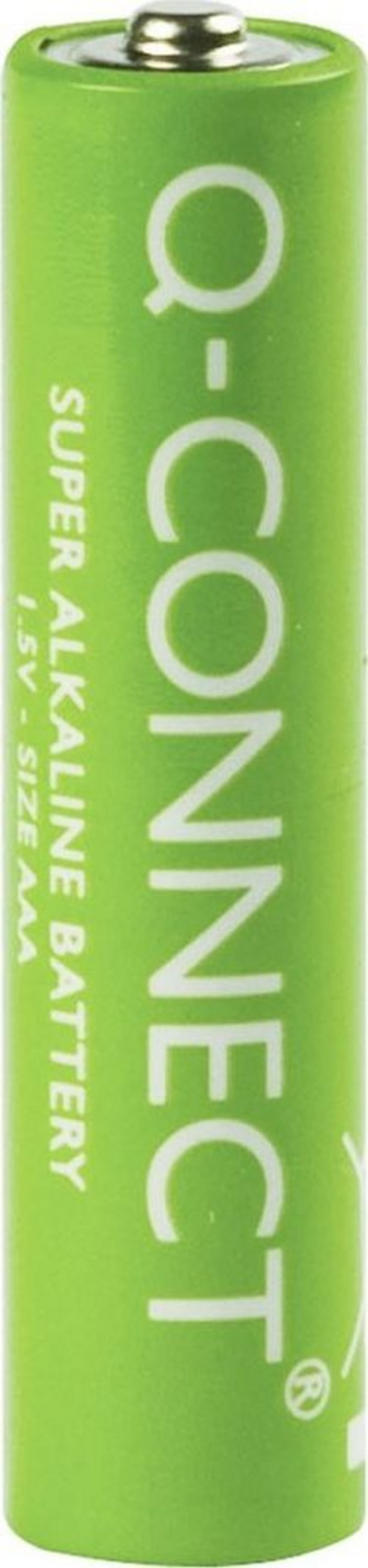 Bateri alkaline AAA Q-Connect KF00488, 1.5V, paketim 4 copë, jeshile
