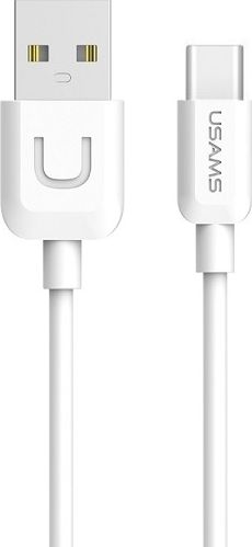 Kabllo Usams USB-C 1m , e bardhë 2A TCUSBXD02