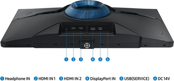 [OUTLET] Monitor Samsung Odyssey G40B - LED 25", FHD, i zi