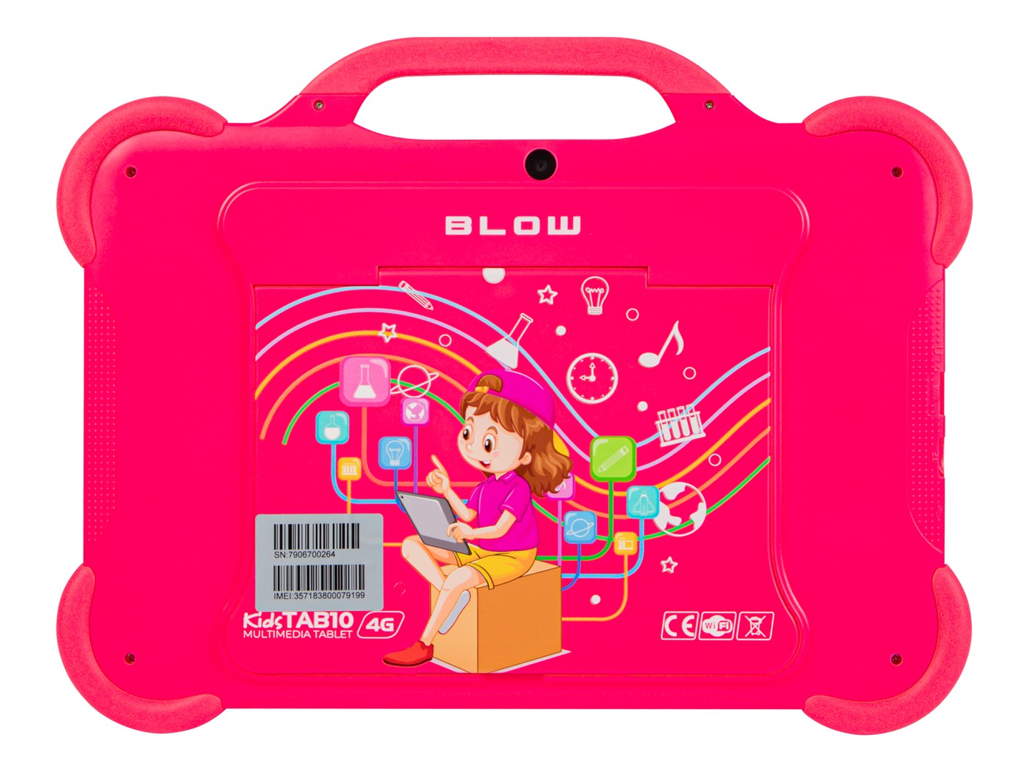 Tablet për fëmijë KidsTAB10 4G BLOW, 10.1", 64GB, 4GB RAM, rozë