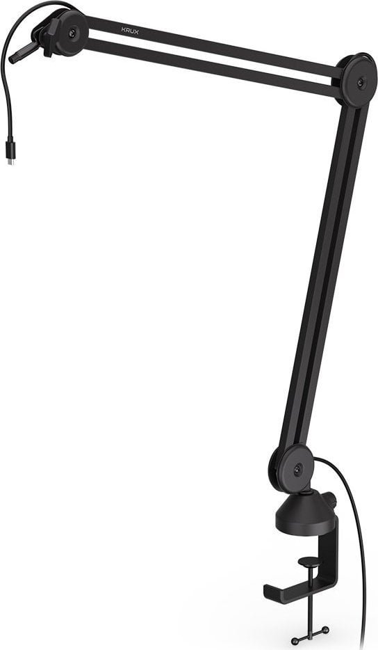 Krah mikrofoni Krux Arm 200L KRXH002, rregullues, me kapëse tavoline, i zi