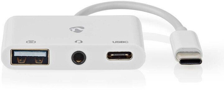 Konvertues Nedis USB-C, USB-A, USB-C, 3.5mm jack