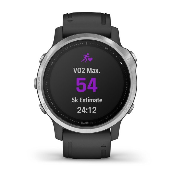 Orë e mençur Garmin Fenix 6S, e zezë/ argjendtë