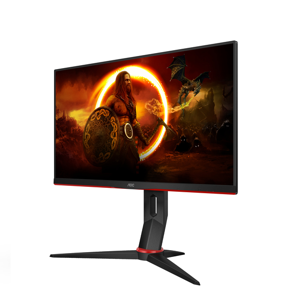Monitor AOC 24G2SPU, 23.8", FHD, i zi/ kuq