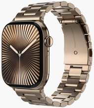 Rrip ore Vonmählen Link Bracelet 2, për Apple Watch 40 41 42mm, çelik inox 316L, ngjyrë gold champagne