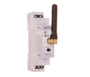 Transmetues radio Zamel Translator RS485 Exta Free RXM-01, MODBUS, montim në shina TH 35, gri