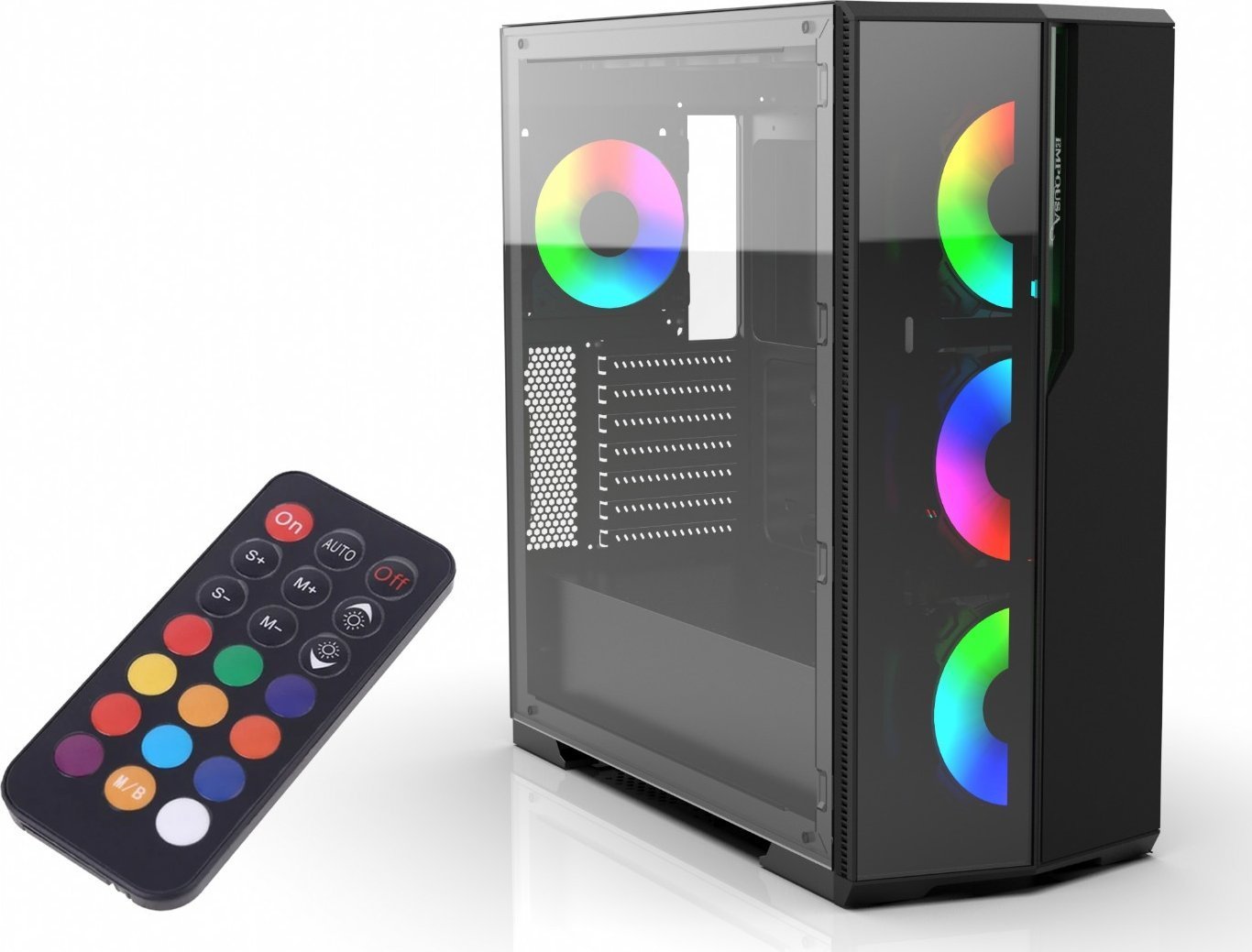Kasa kompjuteri Inca EMG-17XN, MIDI Tower, për gaming, e zezë