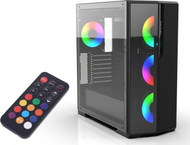 Kasa kompjuteri Inca EMG-17XN, MIDI Tower, për gaming, e zezë