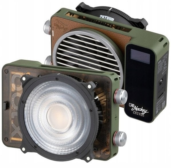 Dritë LED fotografike ZHIYUN Molus X100 RGB, 2550mAh, kontroll përmes aplikacionit, portokalli