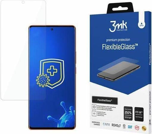 Mbrojtës ekrani 3MK FlexibleGlass për Vivo X80 Pro, xham hibrid, transparencë e lartë, transparent