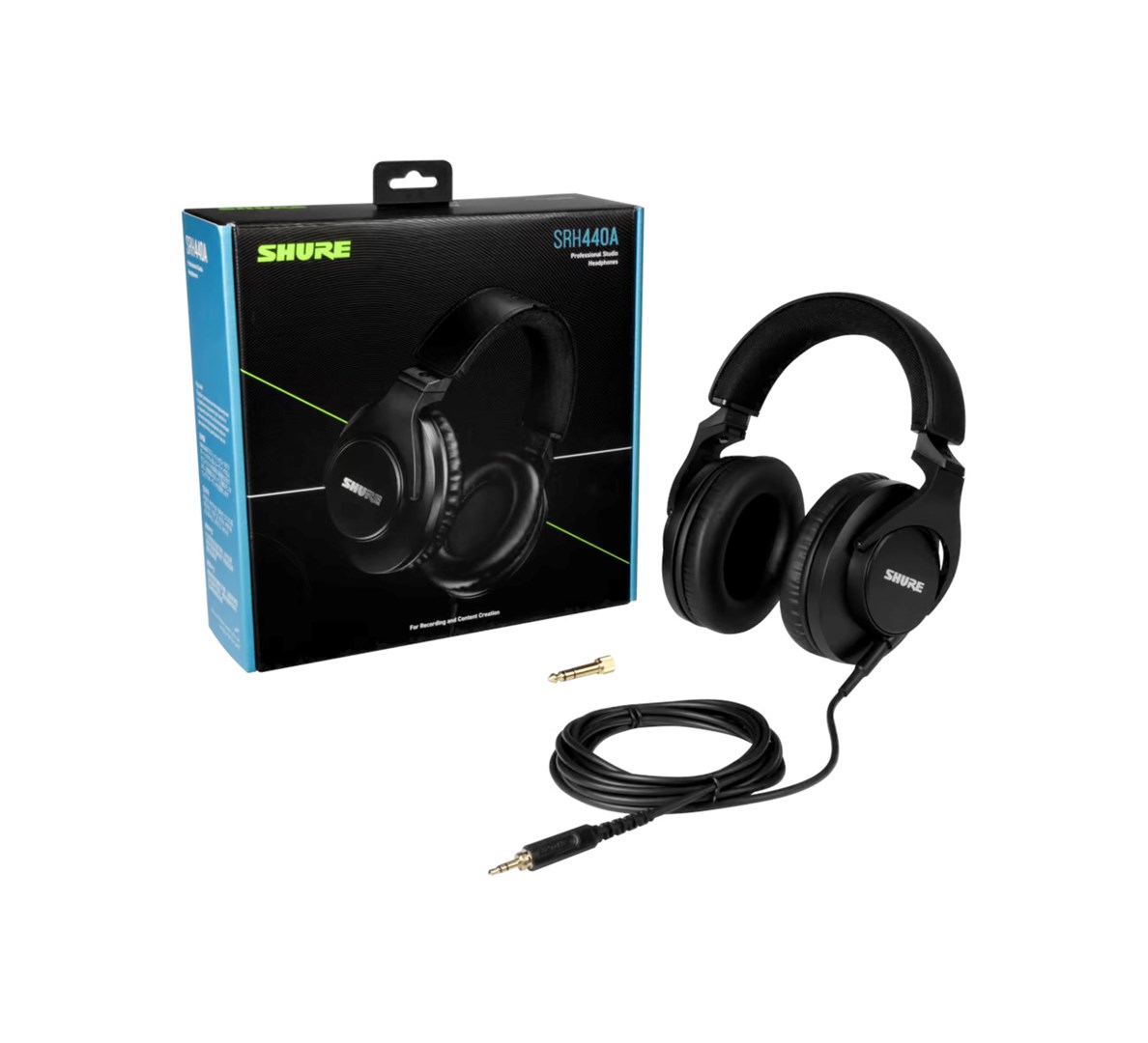 Kufje Shure SRH440A, Studio, të zeza