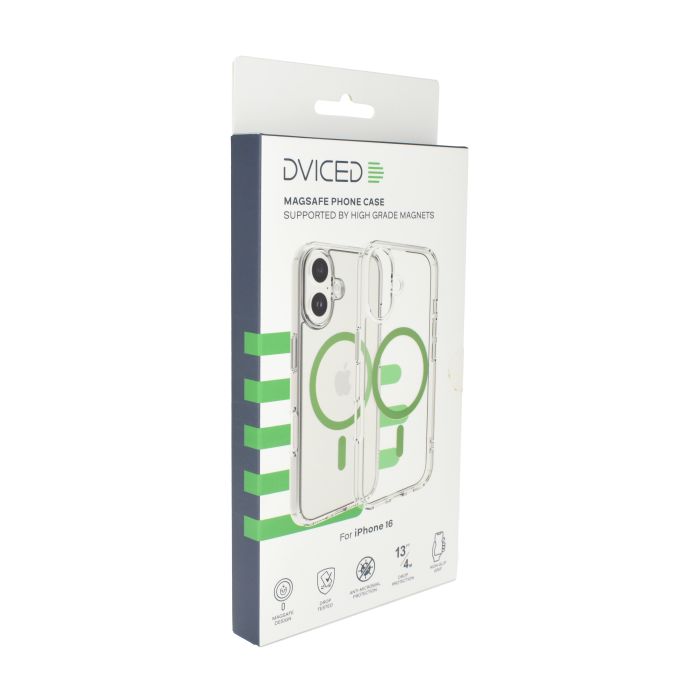 Dviced MagSafe iPhone 16 Clear Case, Green