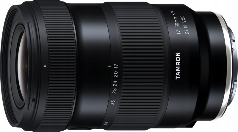 Objektiv Tamron 17-50mm F4 Di III VXD, për Sony FE, zmadhim standard, i zi