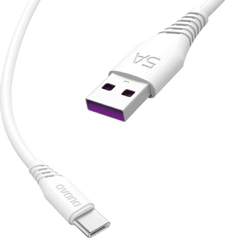 Kabllo Dudao Lightning në USB-C, 2m, e bardhë