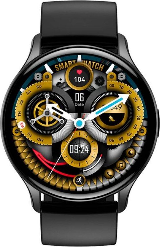 Smartwatch Rubicon Receiving Calls, ekran i madh, bateri 260mAh, e zezë