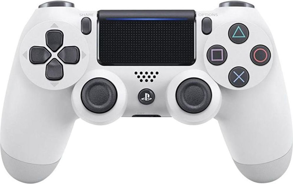 Kontroller Sony Dualshock 4 v2, i bardhë