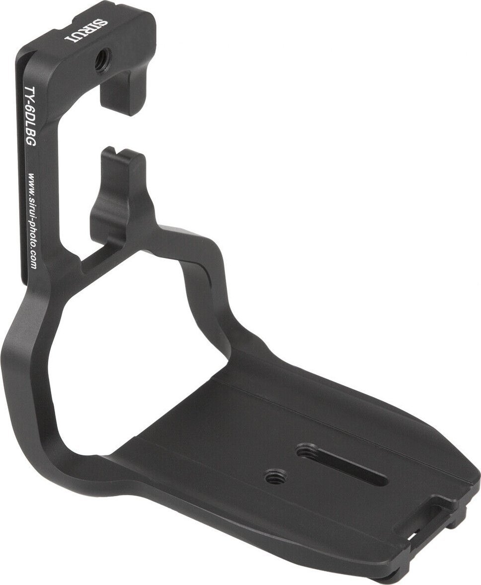 Bracket L për kamerë Sirui TY6DLBG, për Canon EOS 6D me battery grip, aliazh alumini, i zi