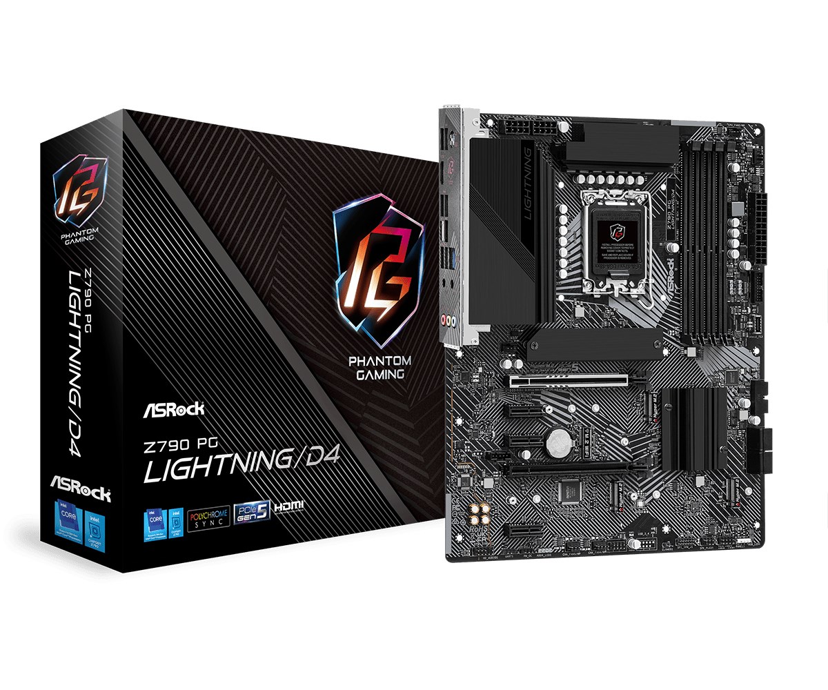 Pllakë amë Asrock Z790 PG Lightning/D4 Intel Z790 LGA 1700 ATX