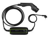 Karikues mobil për vetura elektrike Green Cell PowerCable EV16, 3.6kW, prizë Type 2 Schuko, kabllo 6.5m, i zi